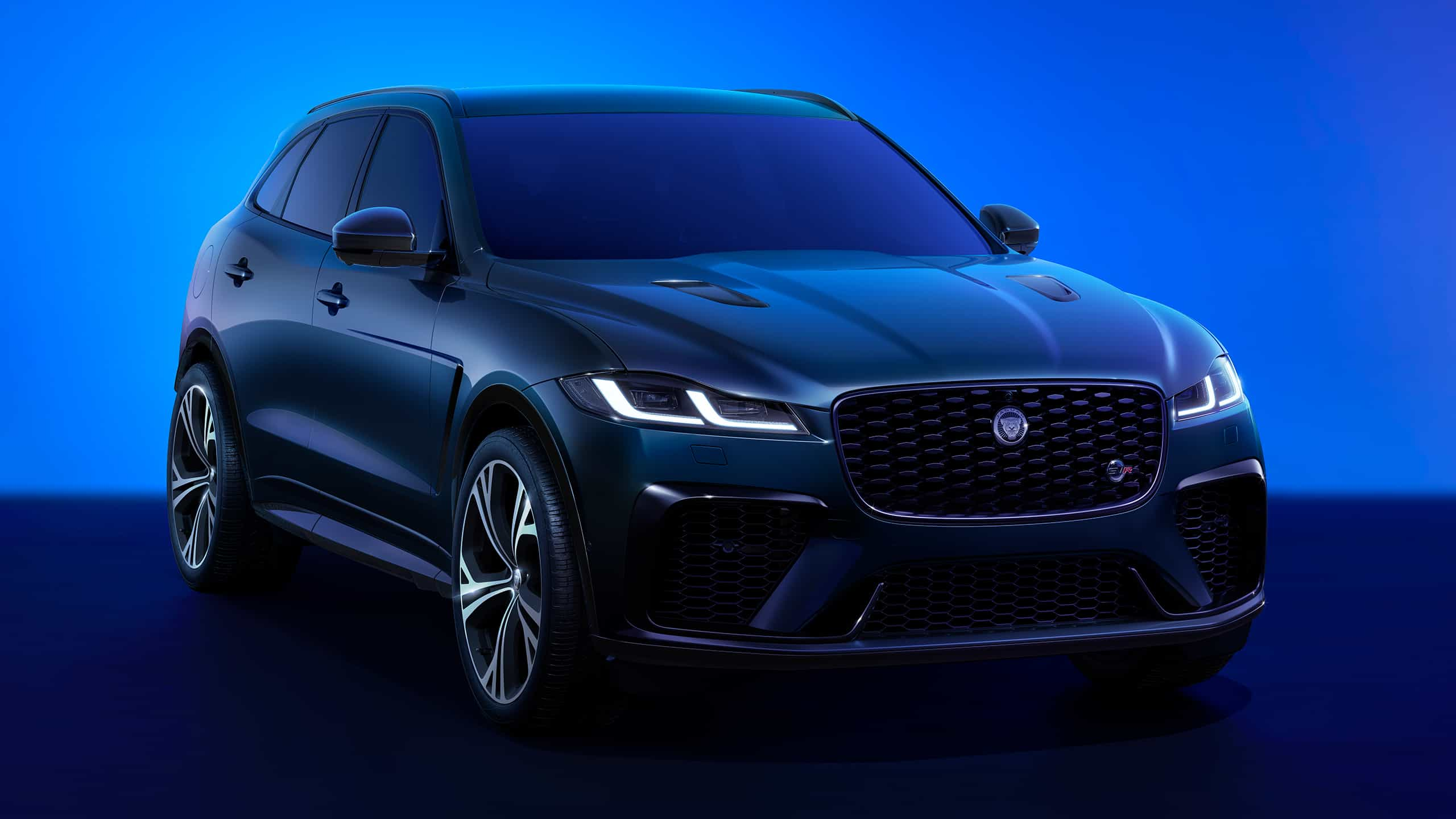 Jaguar F-Pace parked